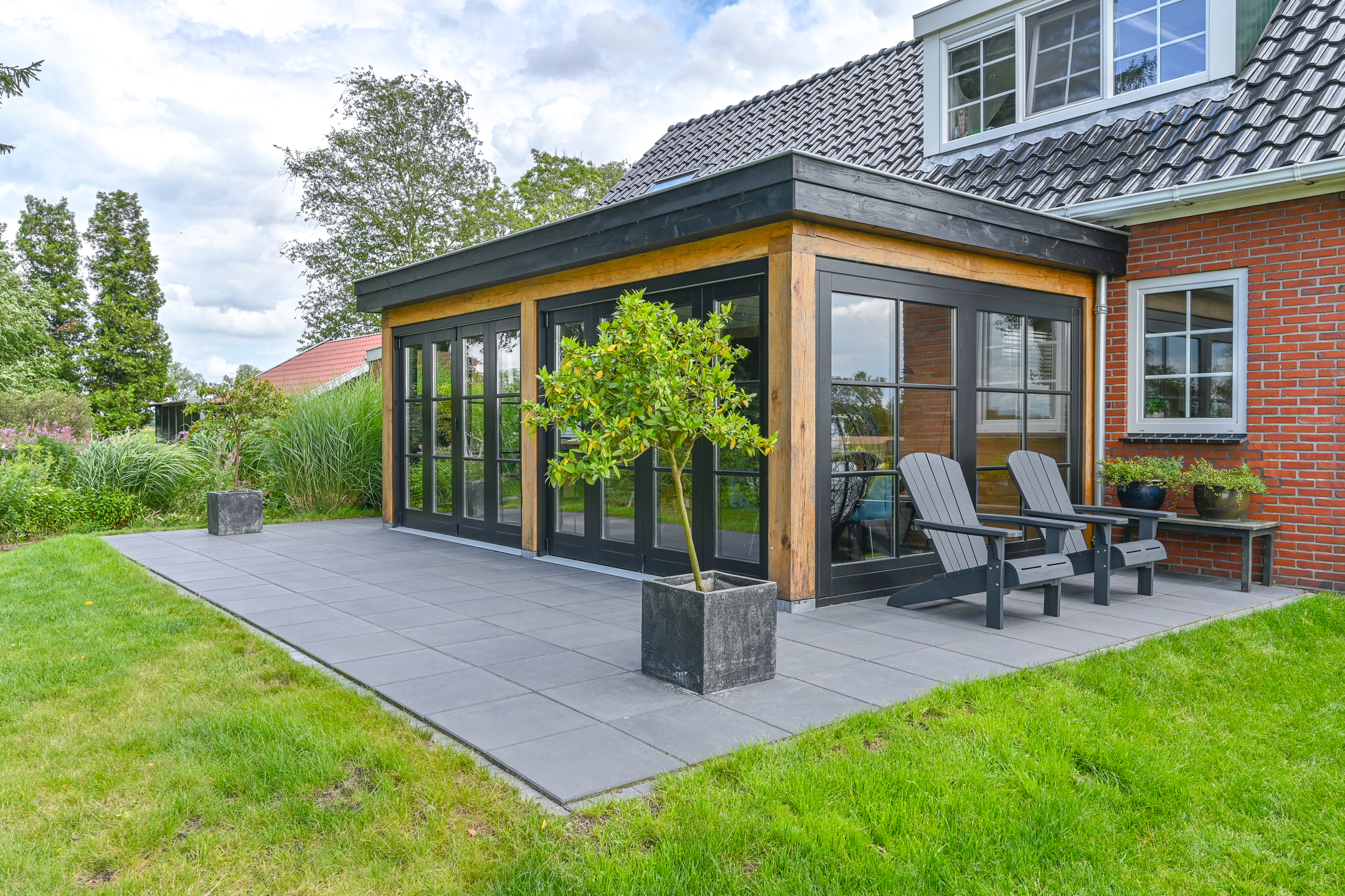 aanbouw woning in Groningen