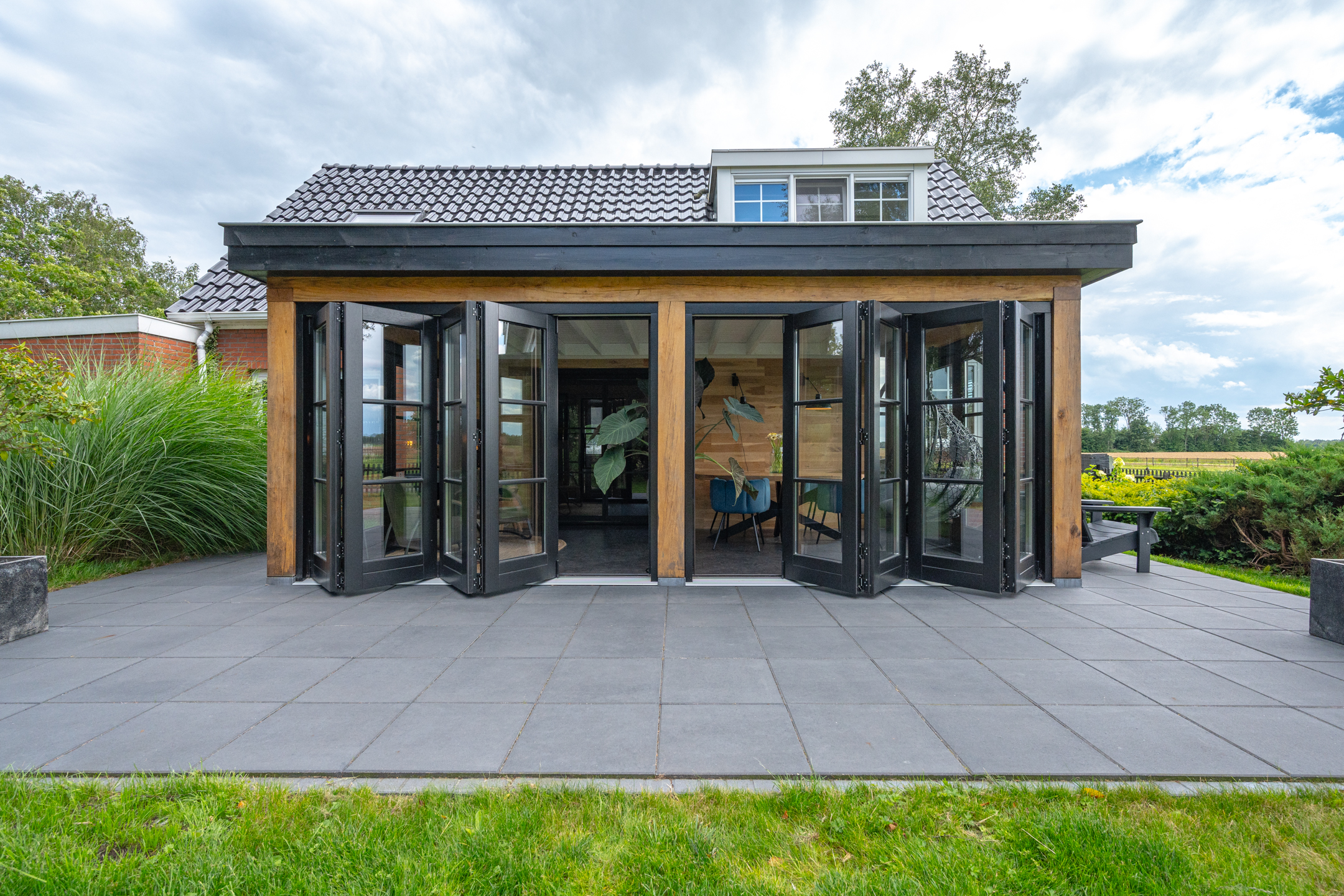 mooie aanbouw woning